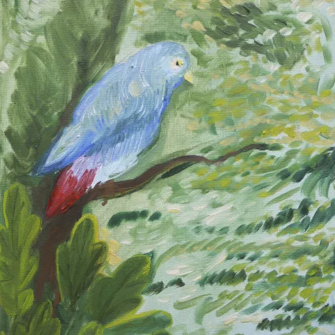 Blauer Vogel
