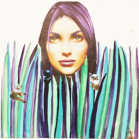 Haare klettern - female