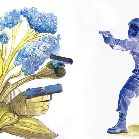 Händehoch - Collage