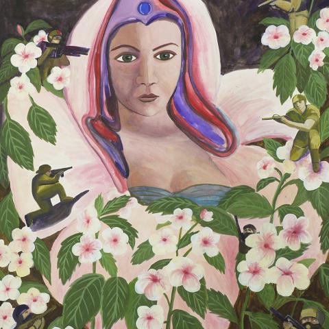 Neu Seeland - Tempera