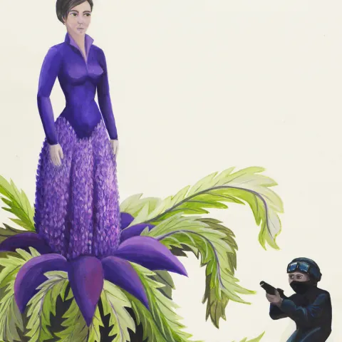 Madame Lila - Tempera