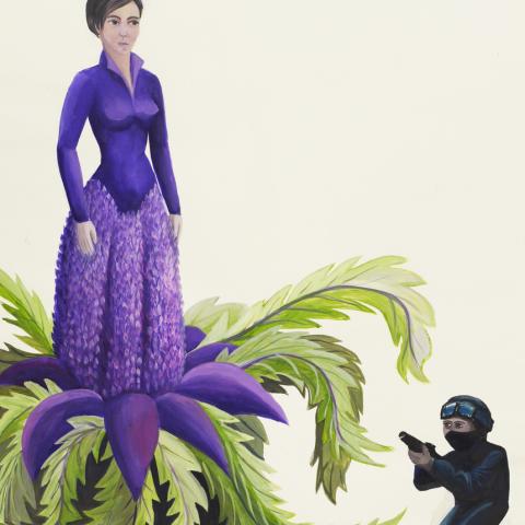 Madame Lila - Tempera