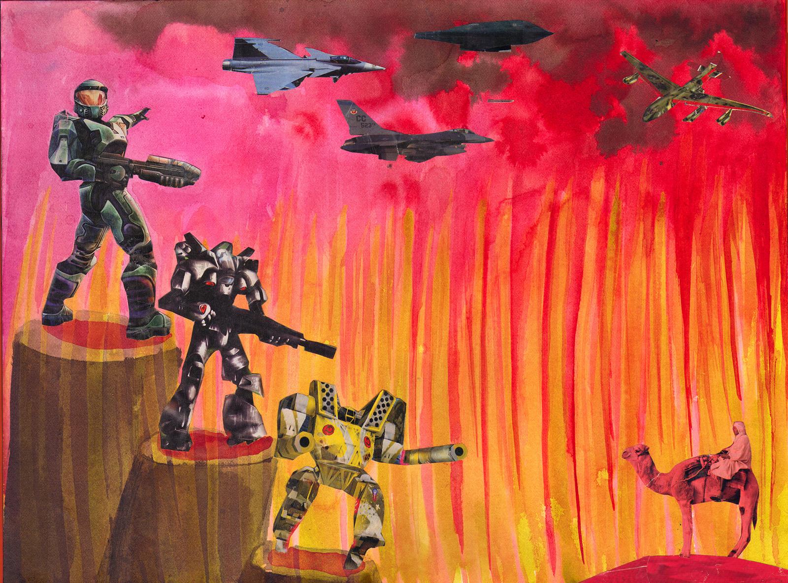 Morgenrot bringt Tod - Collage