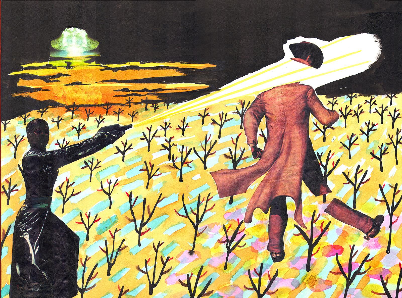 Was spielt es für eine Rolle erschossen zu werden, wenn eh die Bombe fällt