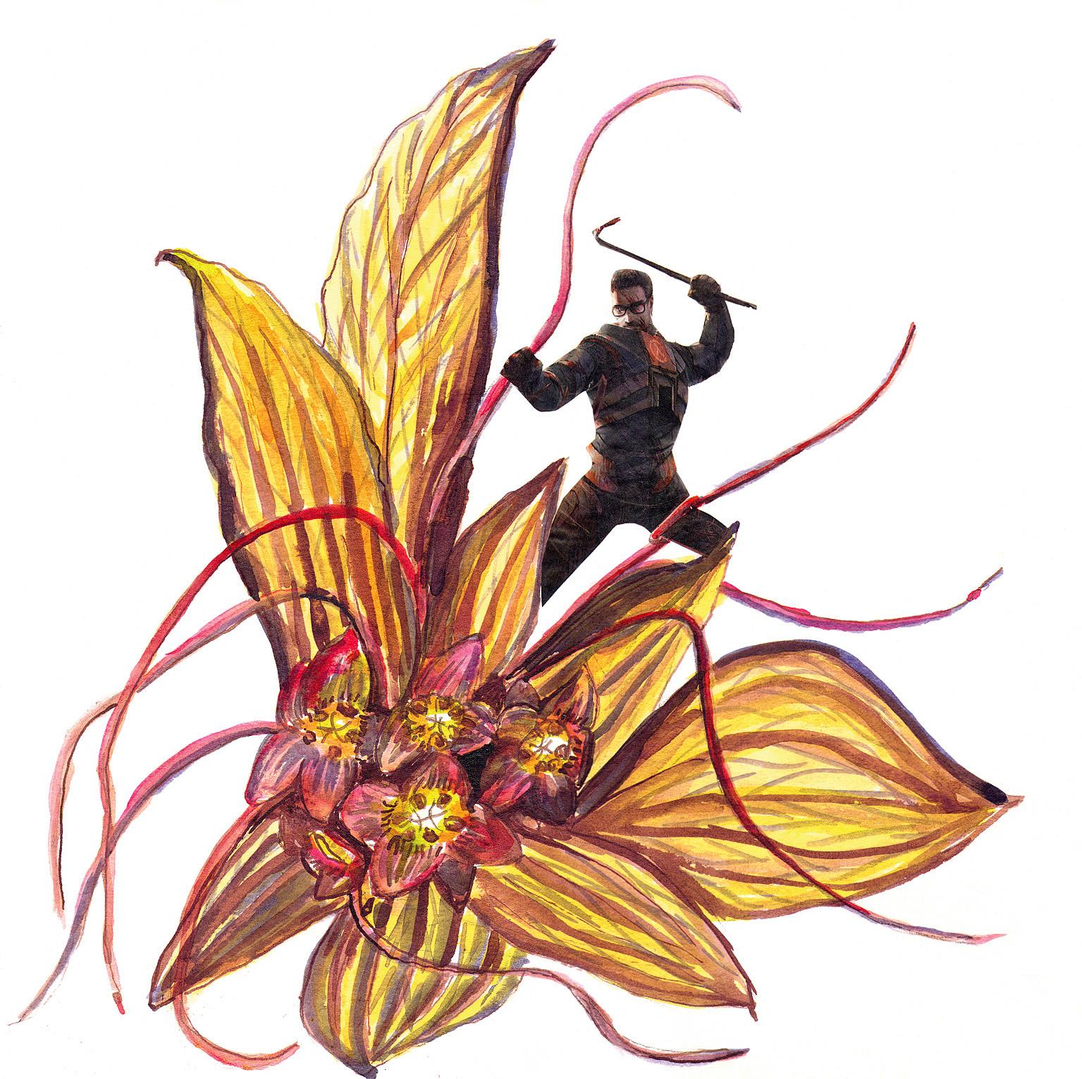 Böse Blume - Collage