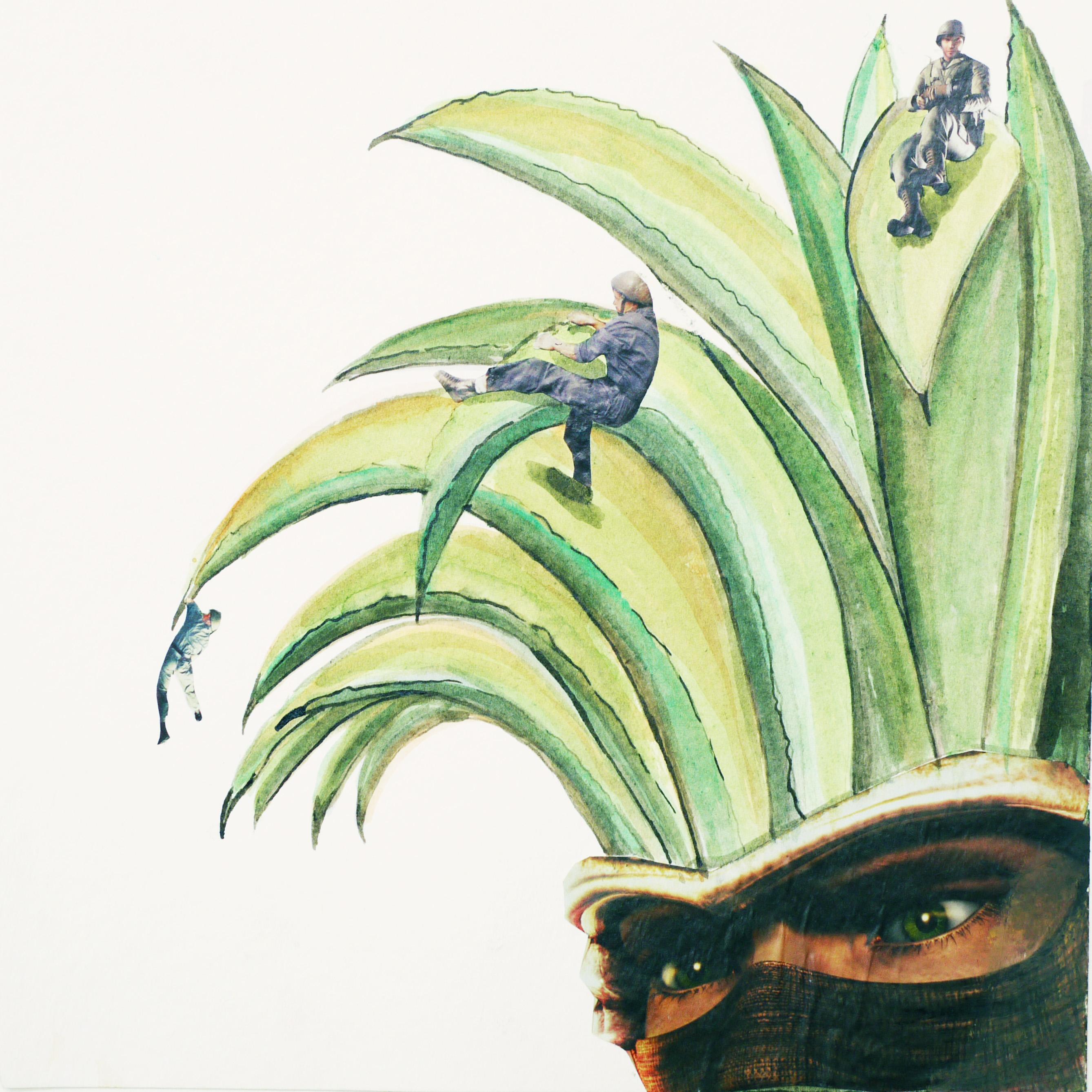 Haare klettern - male