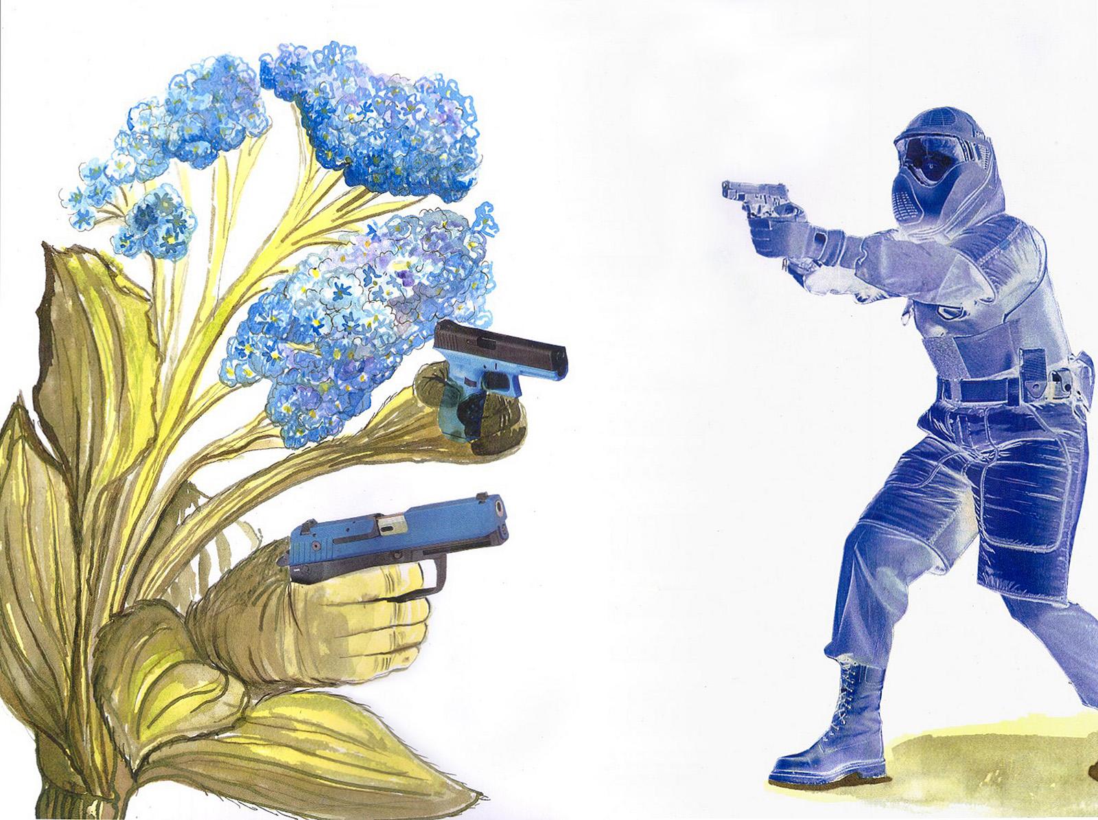 Händehoch - Collage