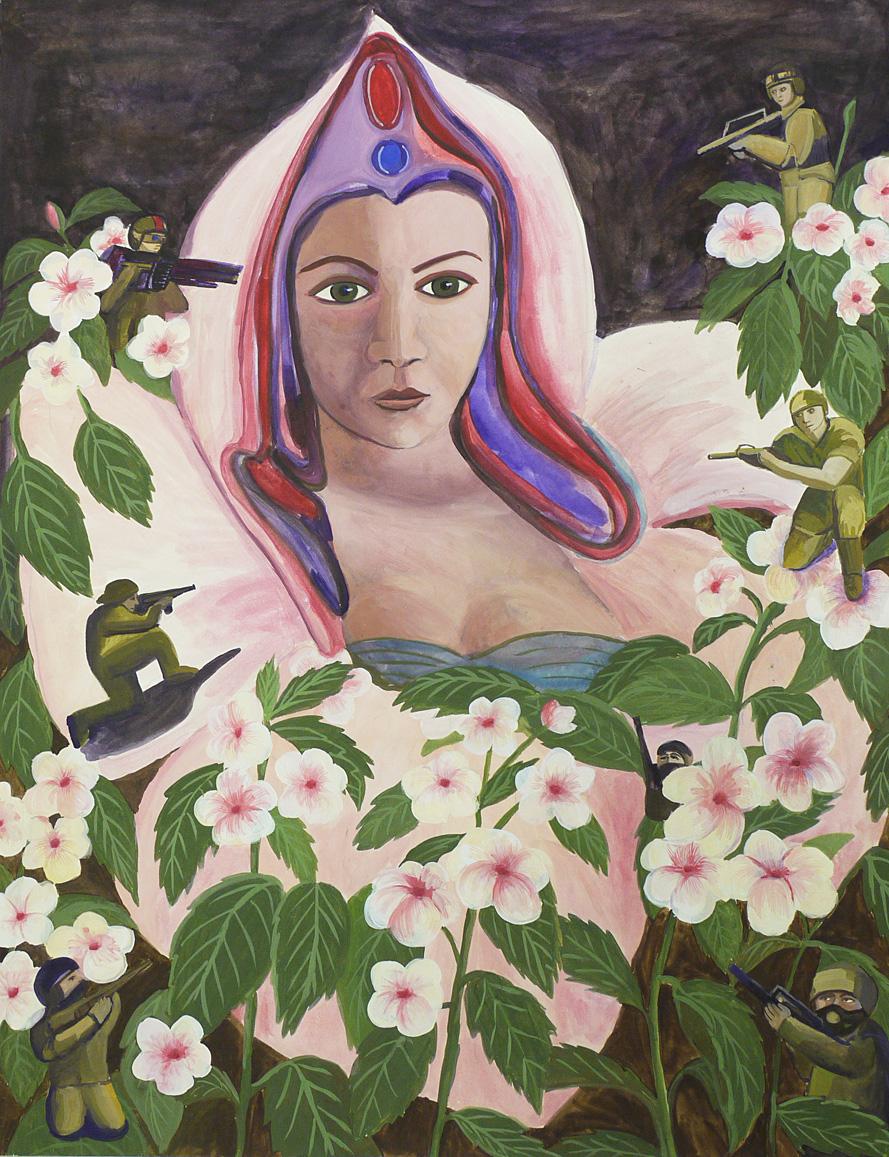 Neu Seeland - Tempera